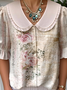 Loose Casual Shawl Collar Shirt