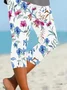 Women's Floral Print Casual Leggings