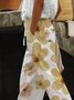 Cotton Floral Casual Regular Fit Pants