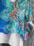 Vintage Loose V Neck T-Shirt