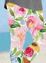 Women's Floral Print Casual Leggings