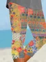 Women's Floral Print Casual Leggings