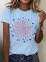 Firework USA 4th Of July Cotton T-Shirt