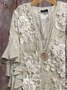 Women's Floral Ruffle Sleeve Top