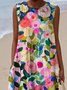 Vacation Cotton Dress With No