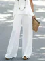 Women's Casual Vest and Pants Two-Piece Set