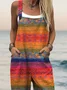 Ethnic Cotton And Linen Ethnic Jumpsuit