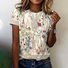 Crew Neck Casual T-Shirt