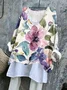 Floral Vintage Loose T-Shirt