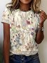 Crew Neck Casual T-Shirt