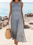Ethnic Casual Dress With No