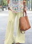 Loose Casual U-Neck Two-Piece Set