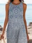 Ethnic Casual Dress With No