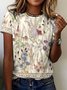 Crew Neck Casual T-Shirt