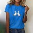Crew Neck Casual Regular Fit Animal T-Shirt