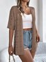 Lace Hollow Out Street Kimono