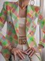 Buckle Regular Fit Elegant Blazer