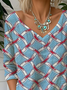 Loose V Neck Casual T-Shirt