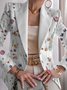 Buckle Regular Fit Elegant Blazer