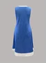 Regular Fit Crew Neck Dandelion Vintage Dress