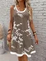 Spring And Summer Casual Women's Round Neck Vest Dress