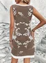 Spring And Summer Casual Women's Round Neck Vest Dress