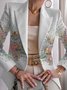 Buckle Regular Fit Elegant Blazer