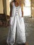 Casual Linen Jumpsuit