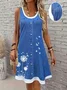 Regular Fit Crew Neck Dandelion Vintage Dress