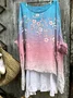 Crew Neck Casual Shirt