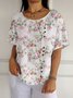 Casual Loose Crew Neck T-Shirt