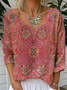 Casual V Neck T-Shirt