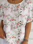 Casual Loose Crew Neck T-Shirt