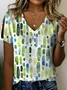 Women's Pearl Button Short Sleeve T-Shirt