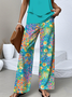 Crew Neck Casual Regular Fit Two-Piece Set