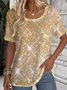 Crew Neck Loose Casual T-Shirt