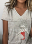 Casual Psychedelic Art Loose T-Shirt