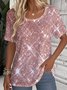 Crew Neck Loose Casual T-Shirt