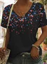 Women's Vintage Flag Print T-shirt