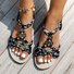 Weaving Material Casual Floral Summer Espadrille Sandals