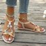 Weaving Material Casual Floral Summer Espadrille Sandals