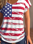 Cotton Independence Day Vintage Blouse