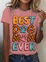 Best Dog Mom Ever Cotton T-shirt