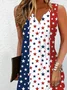 Casual Loose Dress With No independence Day
