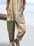 Women's H-Line Overall Square Neck Daily Going Out Casual Printing Striped Spring/Fall Long Jumpsuit Romper