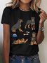 Cute Rottweiler Dog Cotton T-shirt