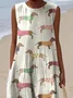 Vacation Cotton Dog Dress With No