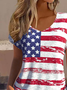 Cotton Independence Day Vintage Blouse