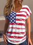 Cotton Independence Day Vintage Blouse
