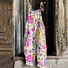 Regular Fit Spaghetti Floral Casual Jumpsuit